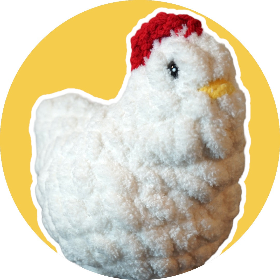 pretty hen ๐ handmade 100% crochete ๐งถ
